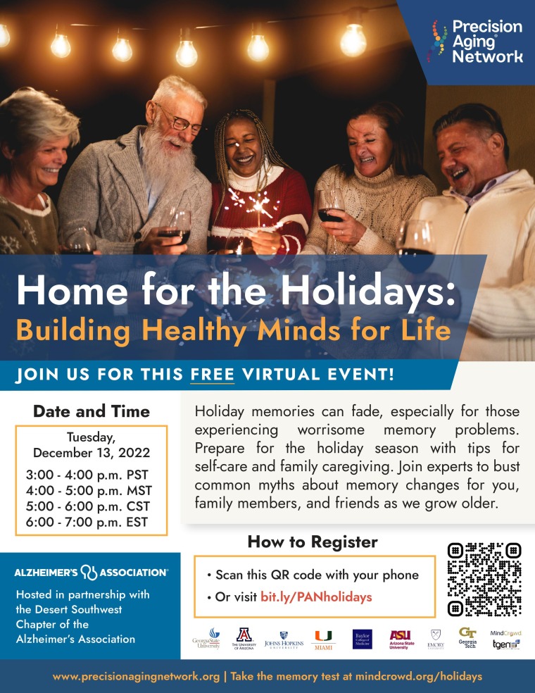 PAN Home for the Holidays Flyer